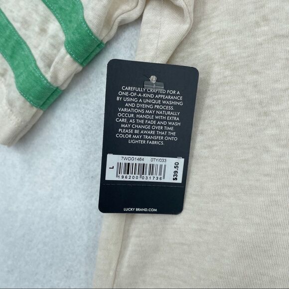 Lucky Brand Good Luck TShirt NWT L - Picture 6 of 8